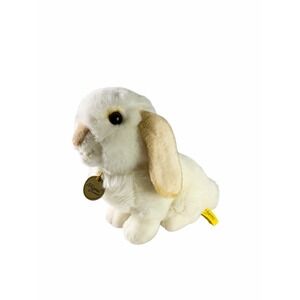 Aurora Miyoni Bunny Plush White Lop Rabbit Stuffed Animal Realistic Soft Toy